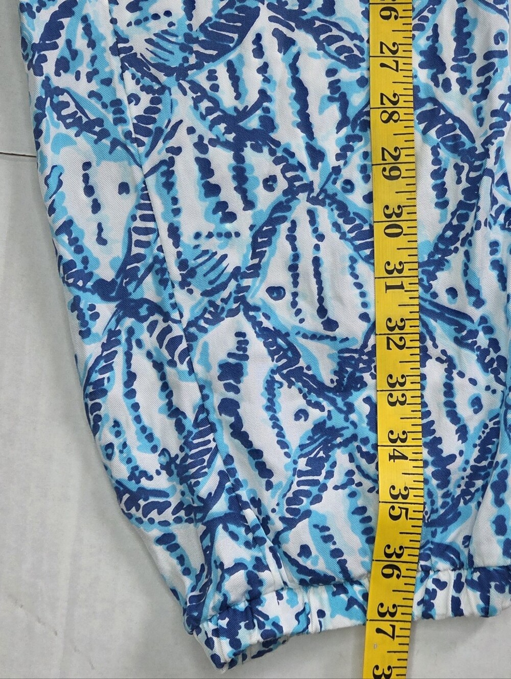 Lilly Pulitzer Piper Island Jogger Pants Women's Size XL Exotic Escapades Tassle - Picture 6 of 12